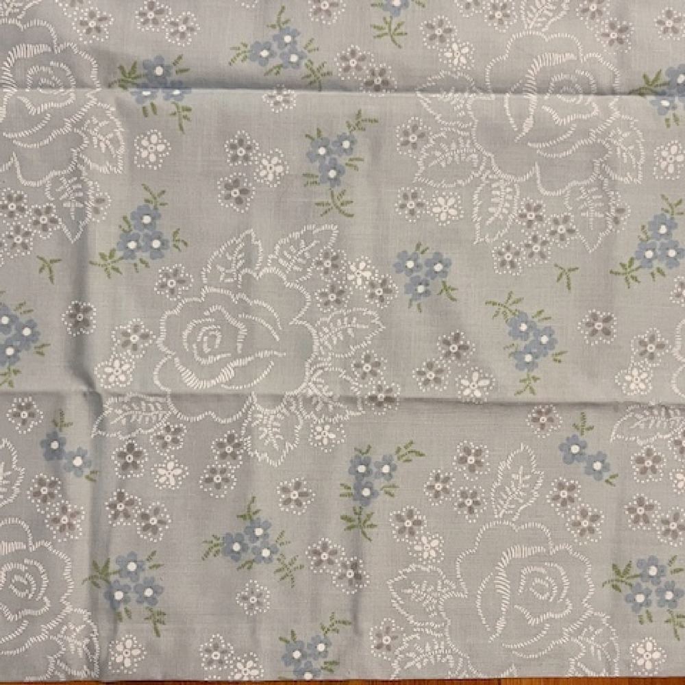 Vintage pair of pillowcases, Cannon, blue floral cottagecore floral - Picture 3 of 7